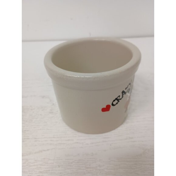 VTG Robinson Ronsbottom RRP Pottery Cow Crock Roseville Ohio 2 QT Jar Country - Picture 7 of 11